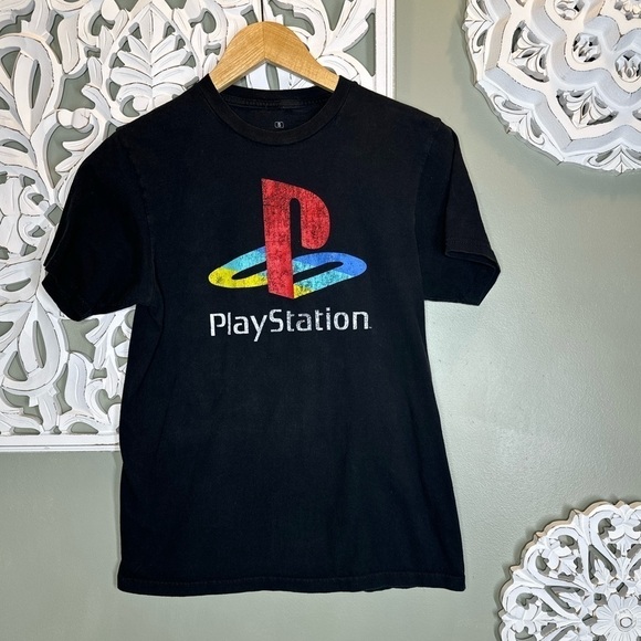 Playstation Small Unisex Classic Logo - Picture 1 of 4